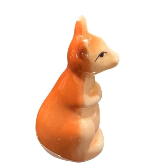 Kangaroo Mom & Baby Joey Salt & Pepper Shaker Set VGVC Vintage - Picture 10 of 11